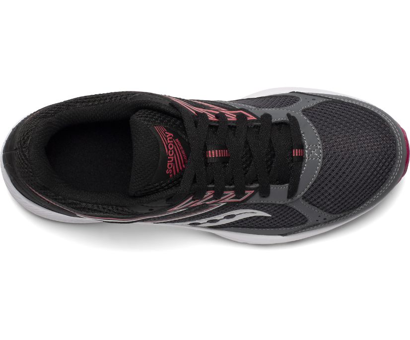 Saucony Cohesion 14 Women's Running Shoes Grey / Coral | Canada 093GSOL